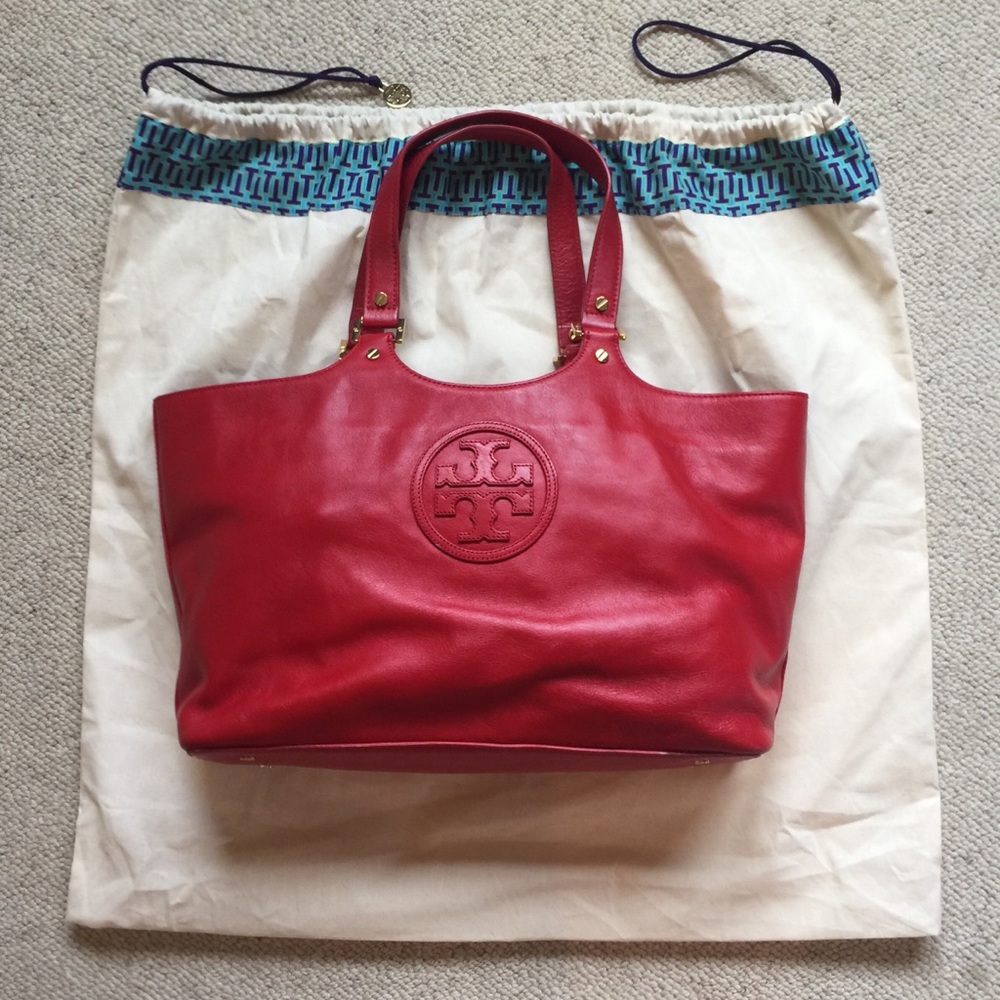 Tory Burch | Red Leather Shoulder Bag